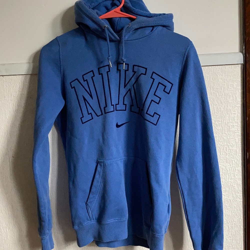 Small blue women’s Nike hoodie